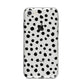 Polka Dot iPhone 8 Bumper Case on Silver iPhone