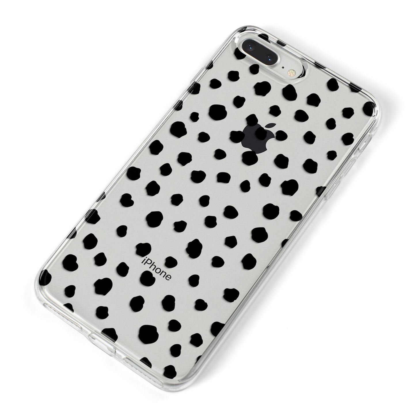 Polka Dot iPhone 8 Plus Bumper Case on Silver iPhone Alternative Image
