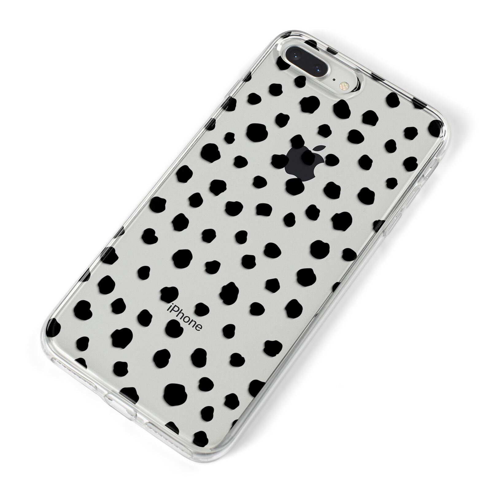 Polka Dot iPhone 8 Plus Bumper Case on Silver iPhone Alternative Image