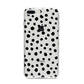 Polka Dot iPhone 8 Plus Bumper Case on Silver iPhone