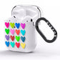 Polka Heart AirPods Clear Case Side Image
