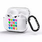 Polka Heart AirPods Pro Clear Case Side Image