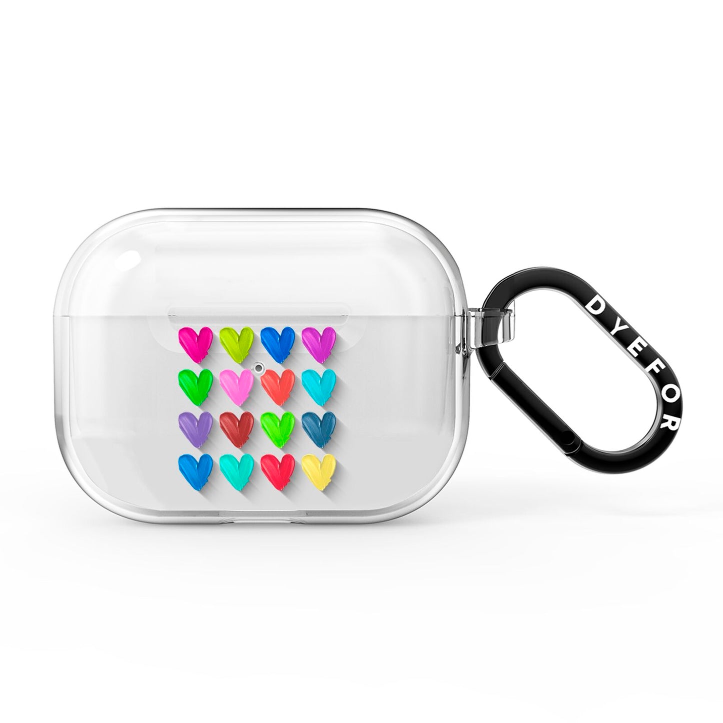 Polka Heart AirPods Pro Clear Case