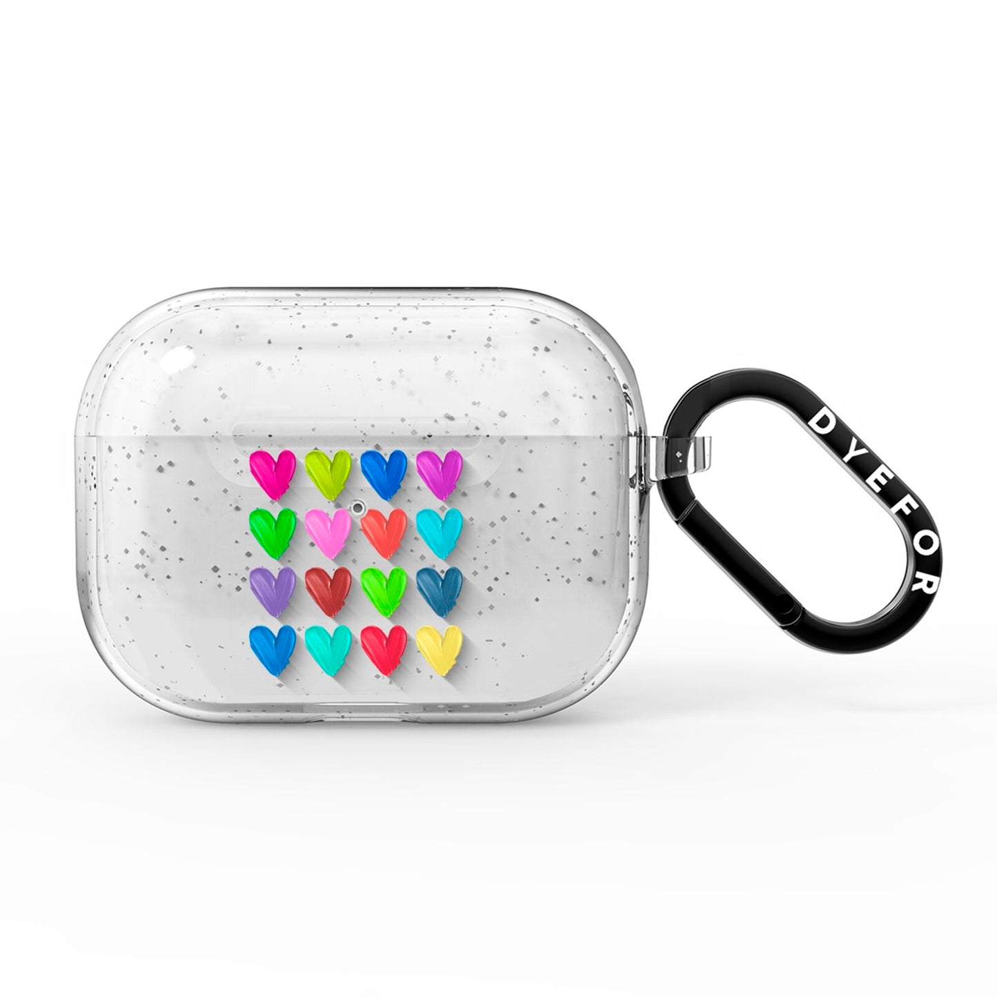 Polka Heart AirPods Pro Glitter Case