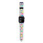 Polka Heart Apple Watch Strap Size 38mm with Blue Hardware