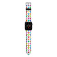 Polka Heart Apple Watch Strap with Silver Hardware