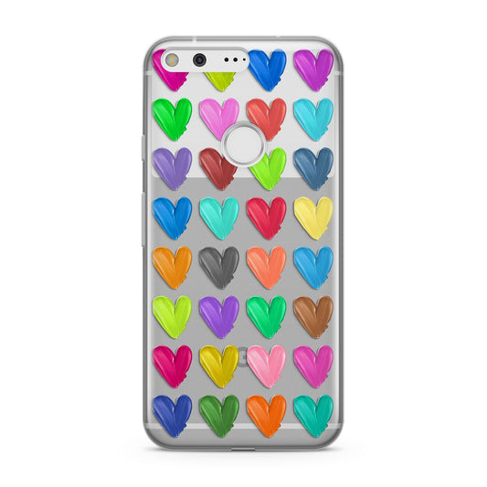Polka Heart Google Pixel Case