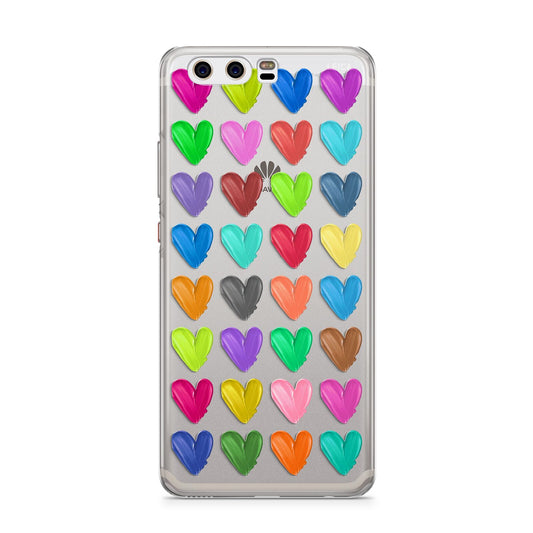 Polka Heart Huawei P10 Phone Case