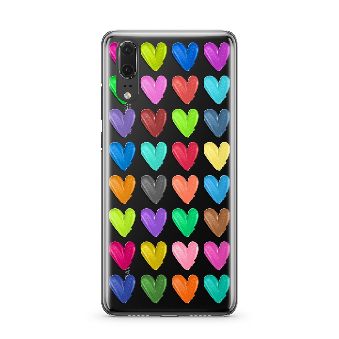 Polka Heart Huawei P20 Phone Case