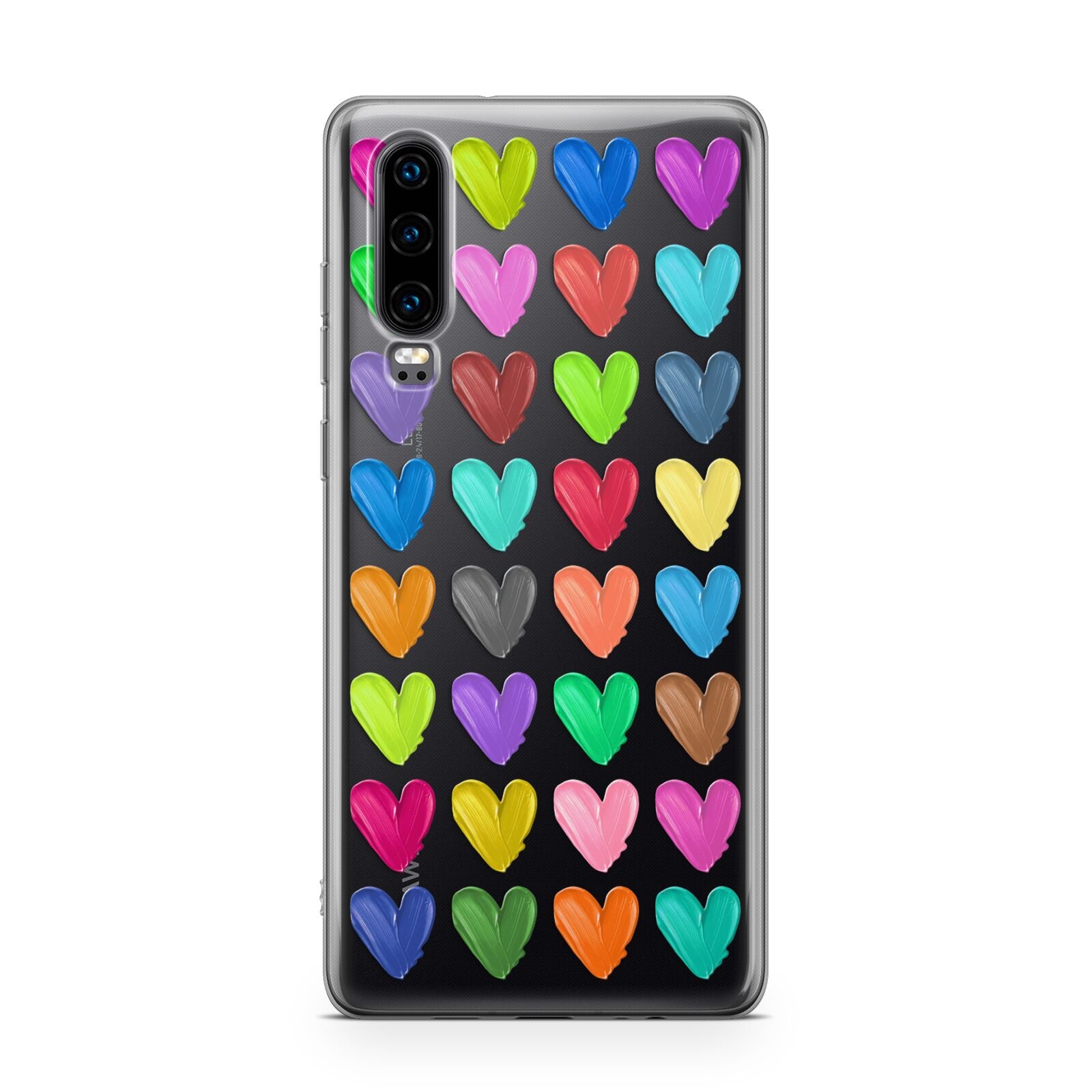 Polka Heart Huawei P30 Phone Case