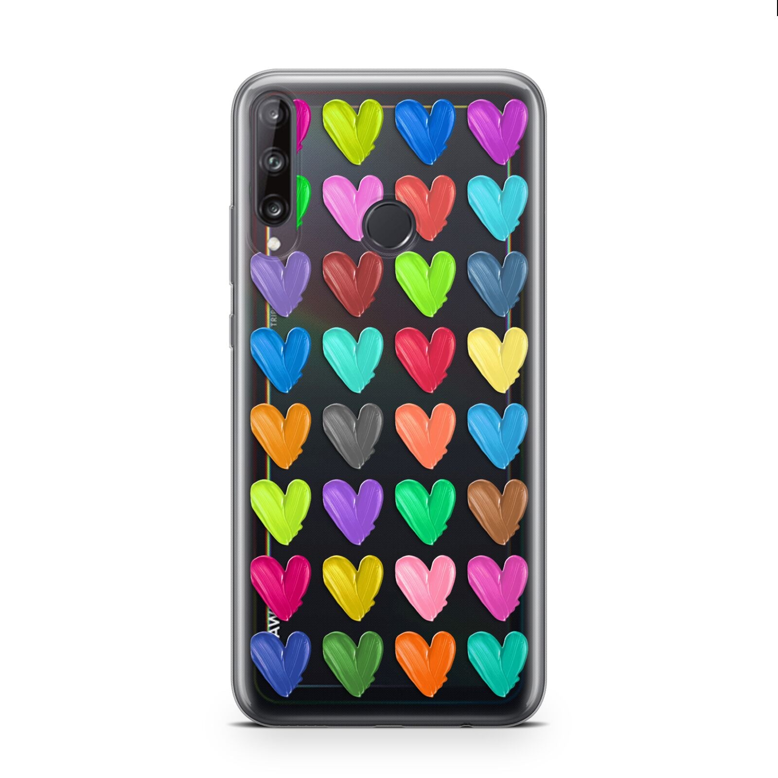 Polka Heart Huawei P40 Lite E Phone Case