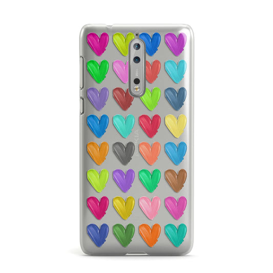 Polka Heart Nokia Case