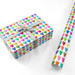 Polka Heart Personalised Wrapping Paper