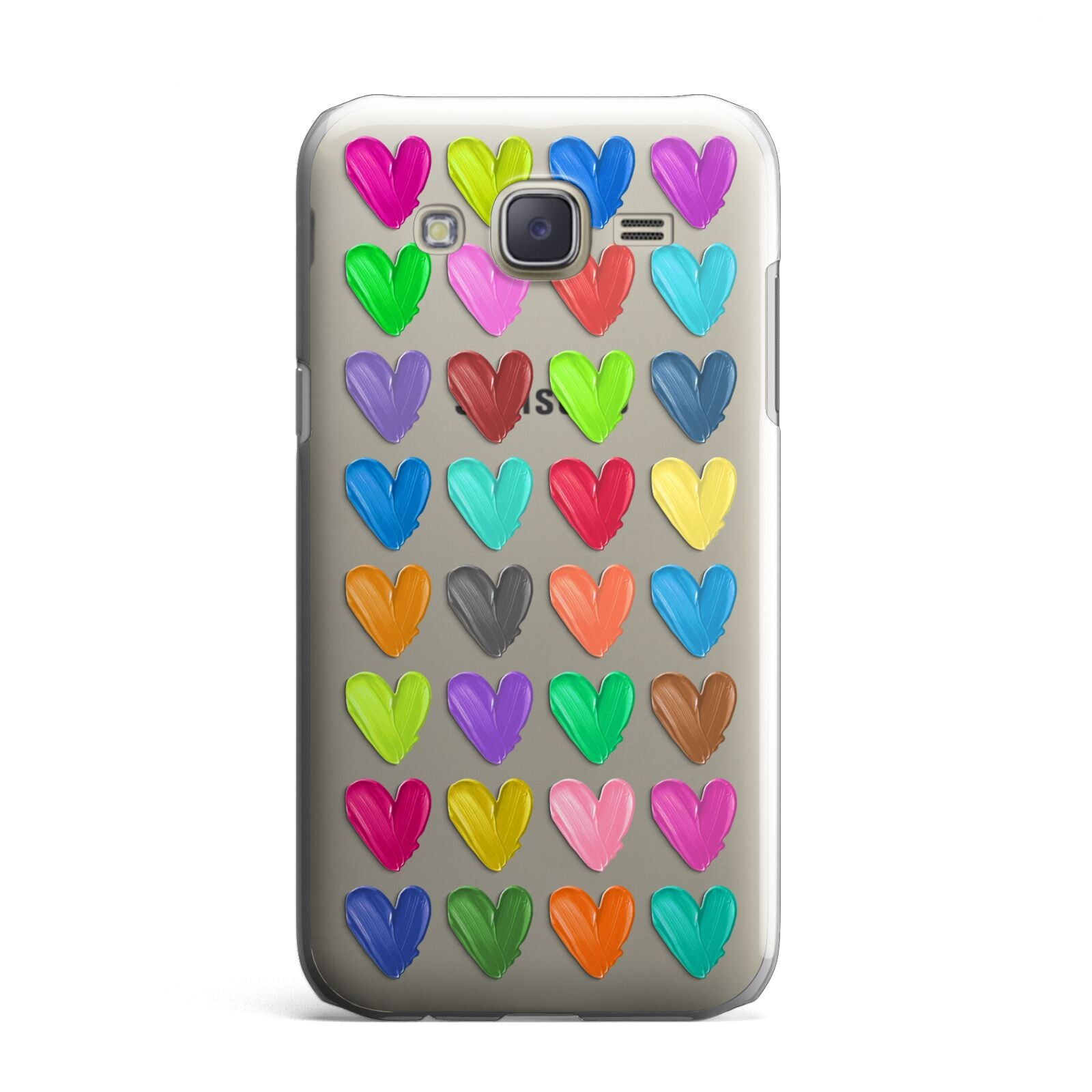 Polka Heart Samsung Galaxy J7 Case