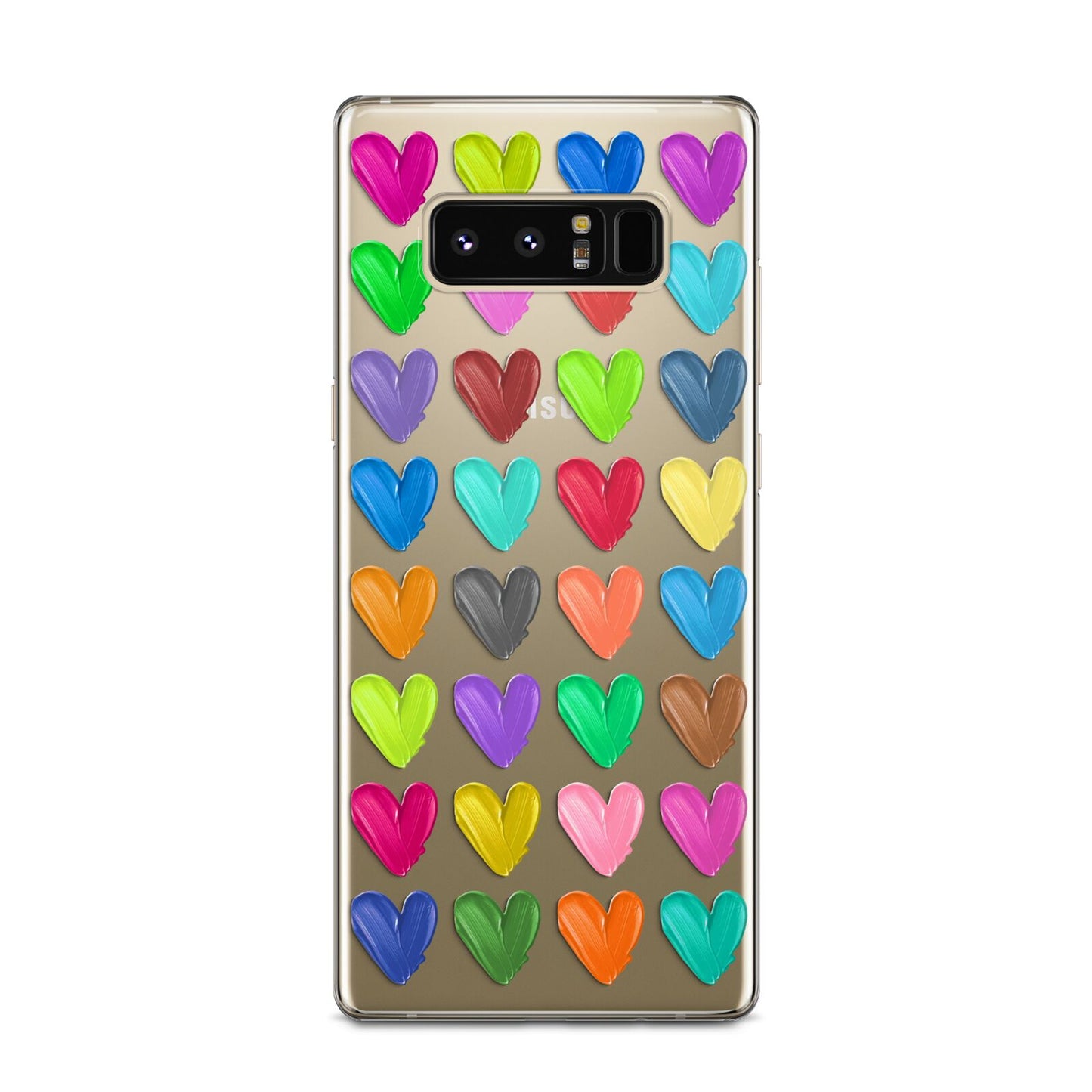 Polka Heart Samsung Galaxy Note 8 Case
