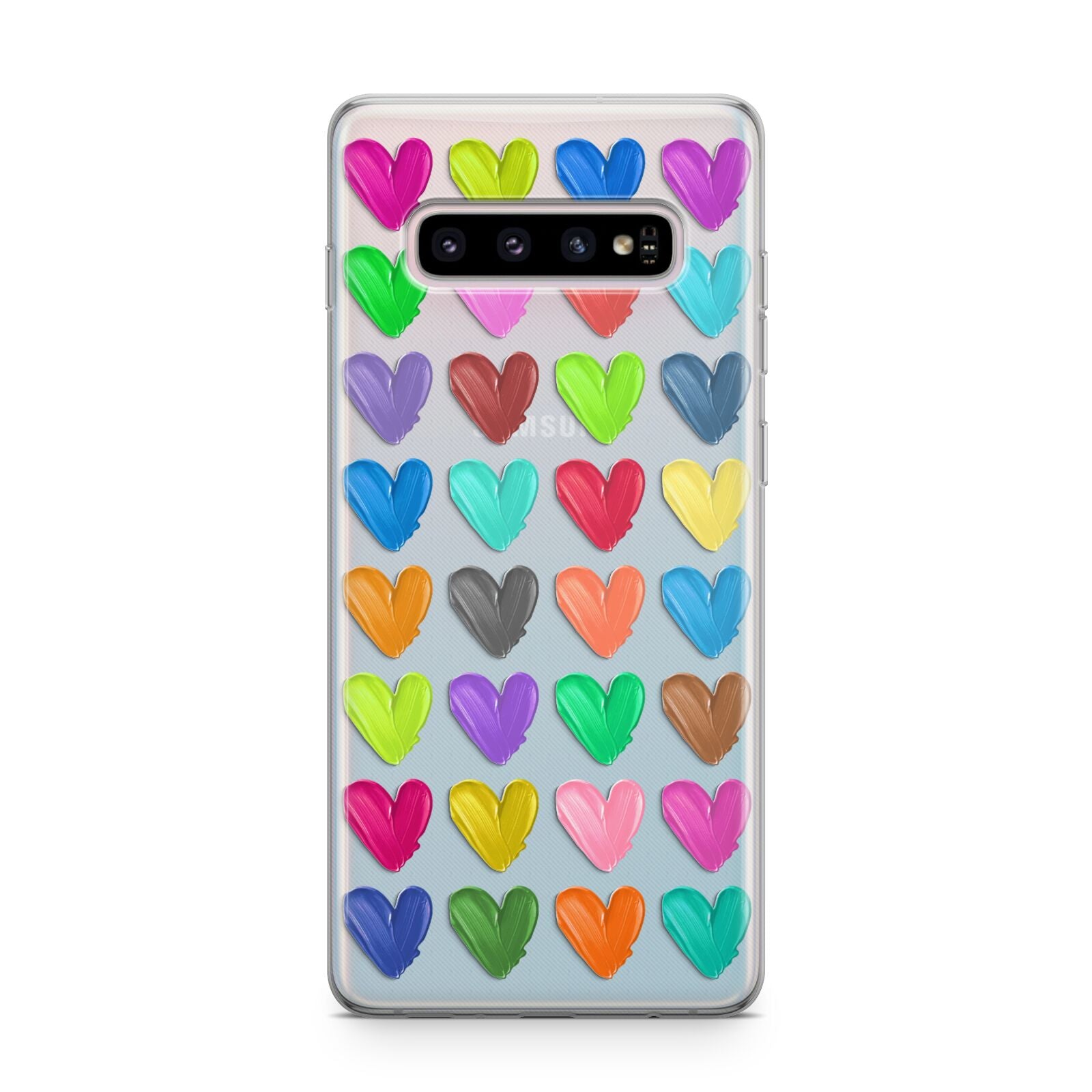 Polka Heart Samsung Galaxy S10 Plus Case