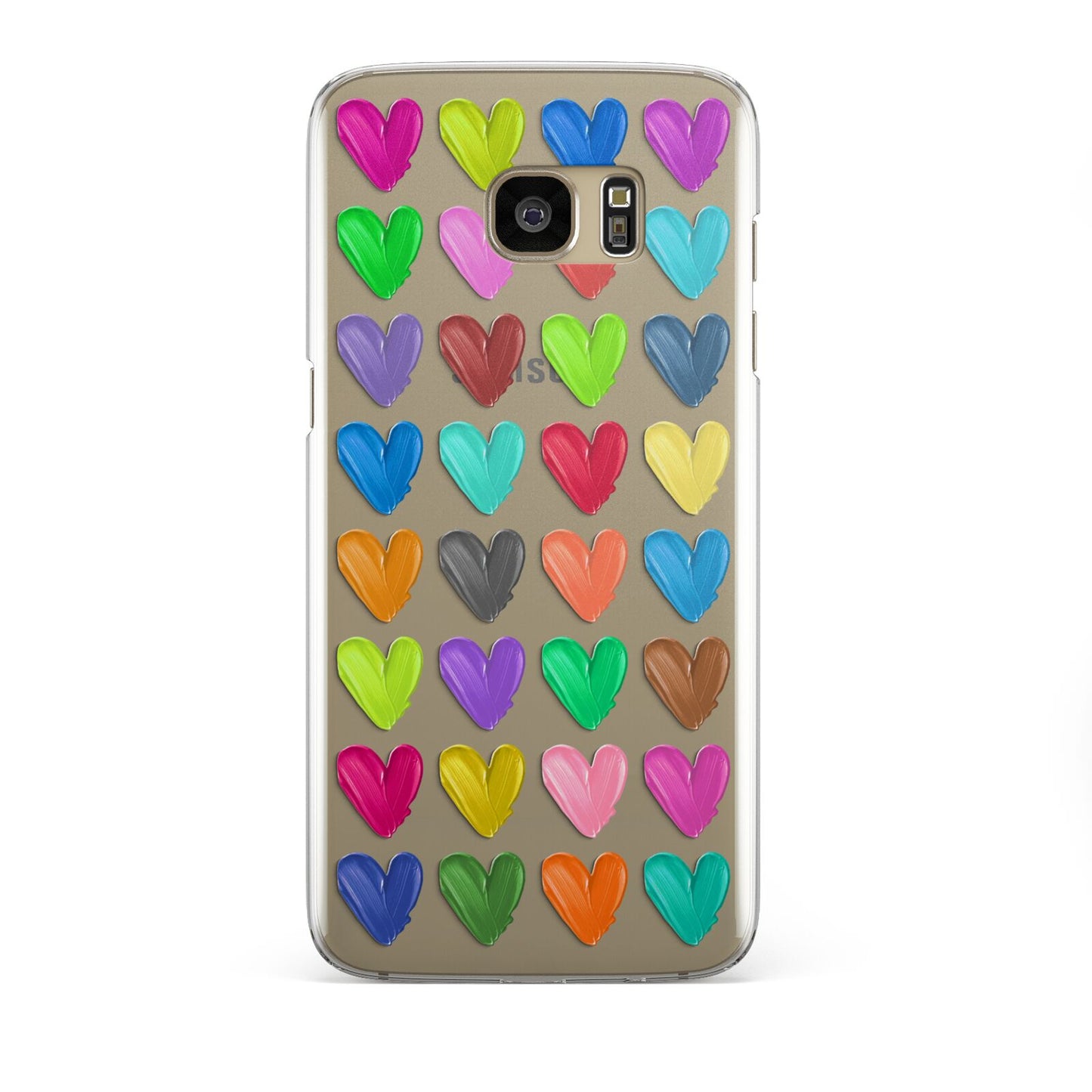 Polka Heart Samsung Galaxy S7 Edge Case