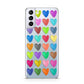 Polka Heart Samsung S21 Plus Phone Case