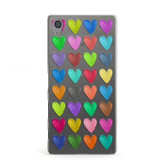 Polka Heart Sony Xperia Case
