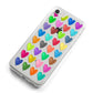 Polka Heart iPhone 8 Bumper Case on Silver iPhone Alternative Image