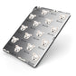 Pomapoo Icon with Name Apple iPad Case on Grey iPad Side View