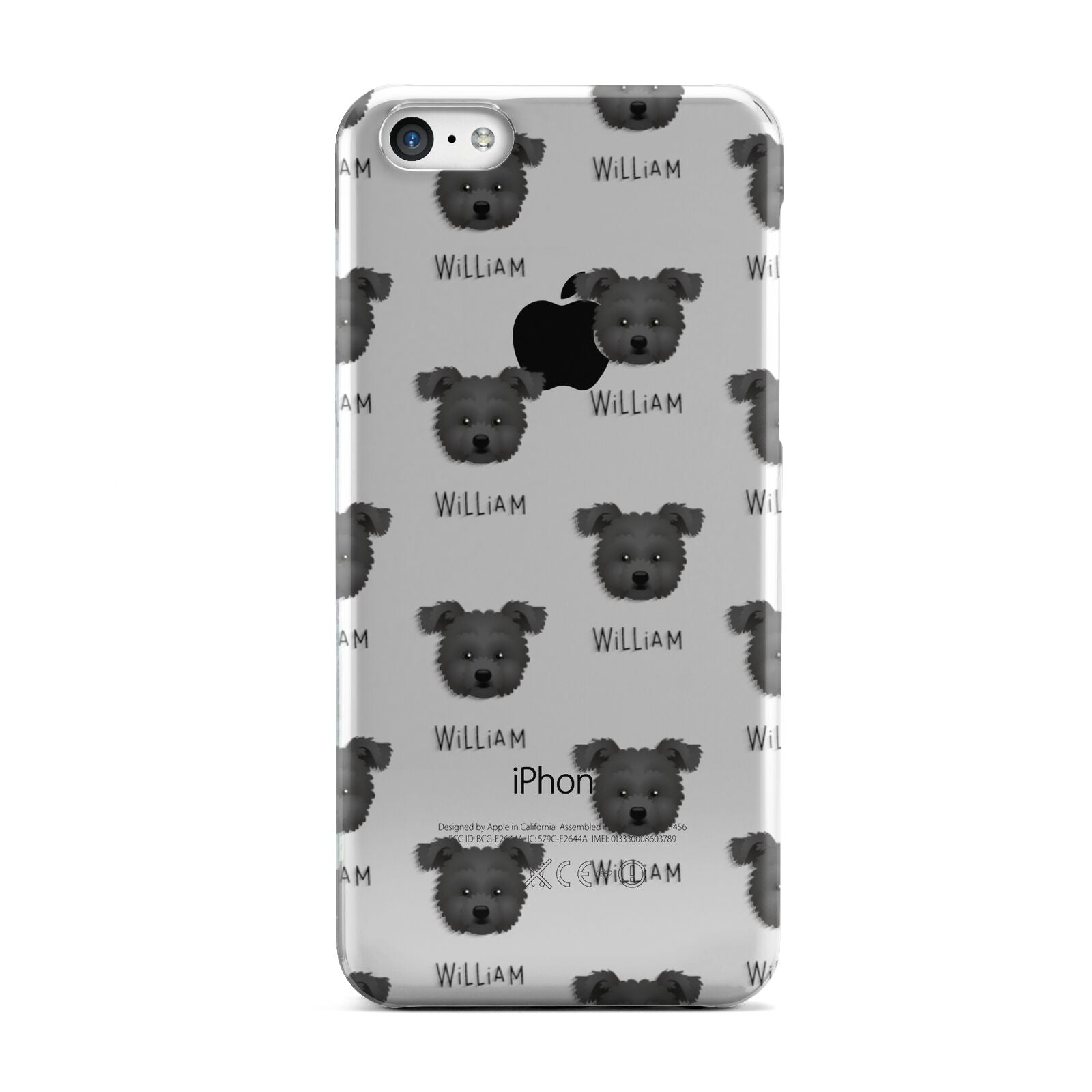Pomapoo Icon with Name Apple iPhone 5c Case