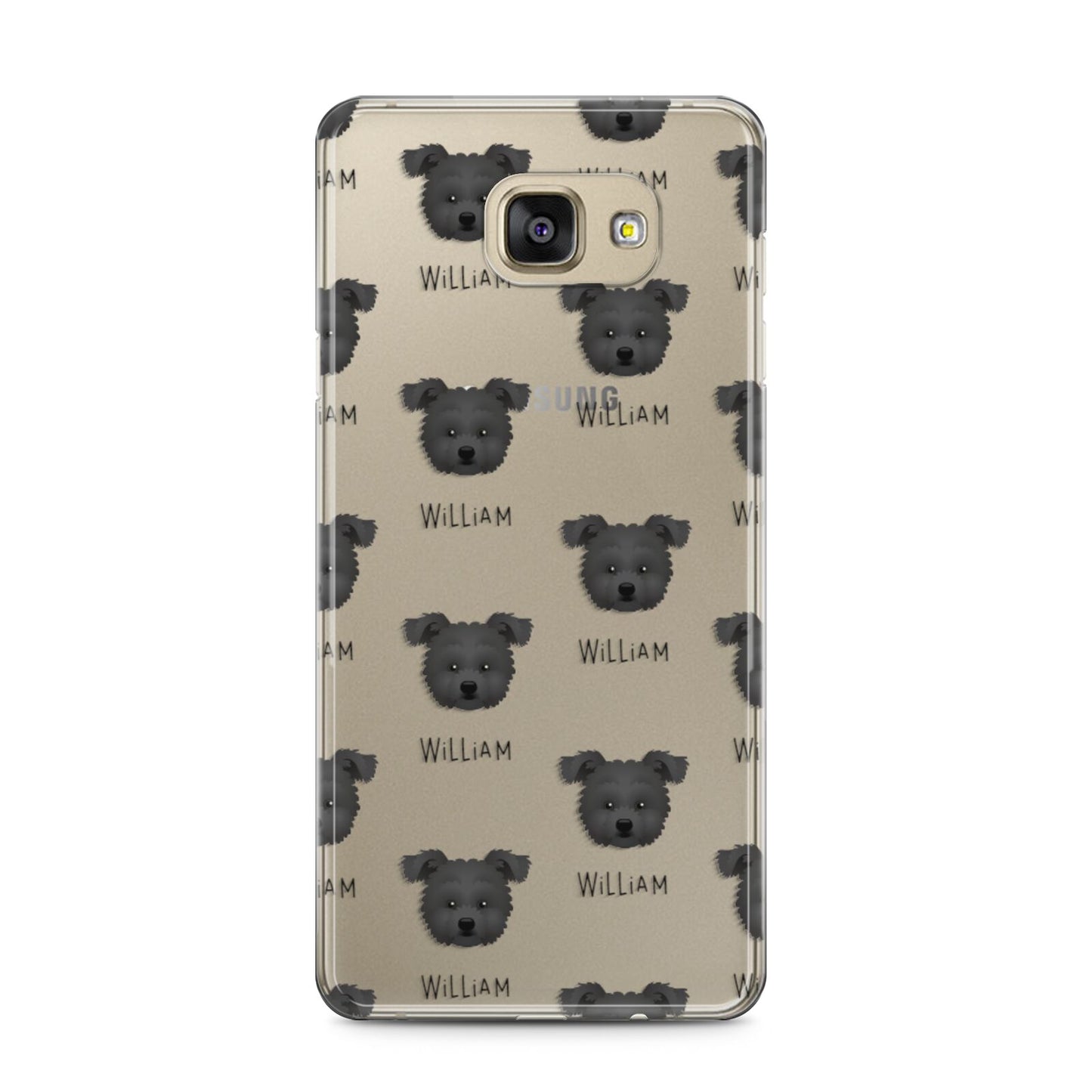 Pomapoo Icon with Name Samsung Galaxy A5 2016 Case on gold phone