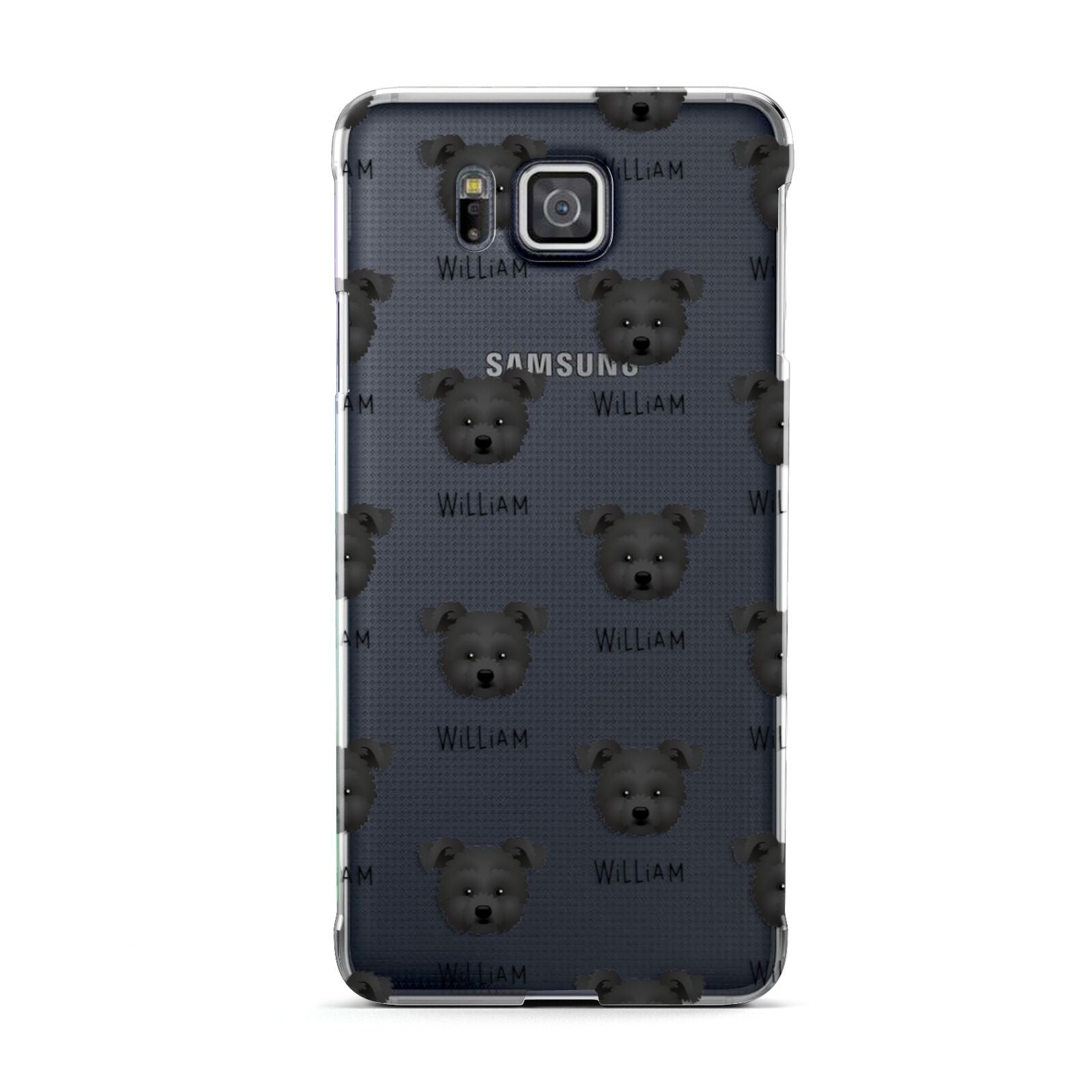 Pomapoo Icon with Name Samsung Galaxy Alpha Case
