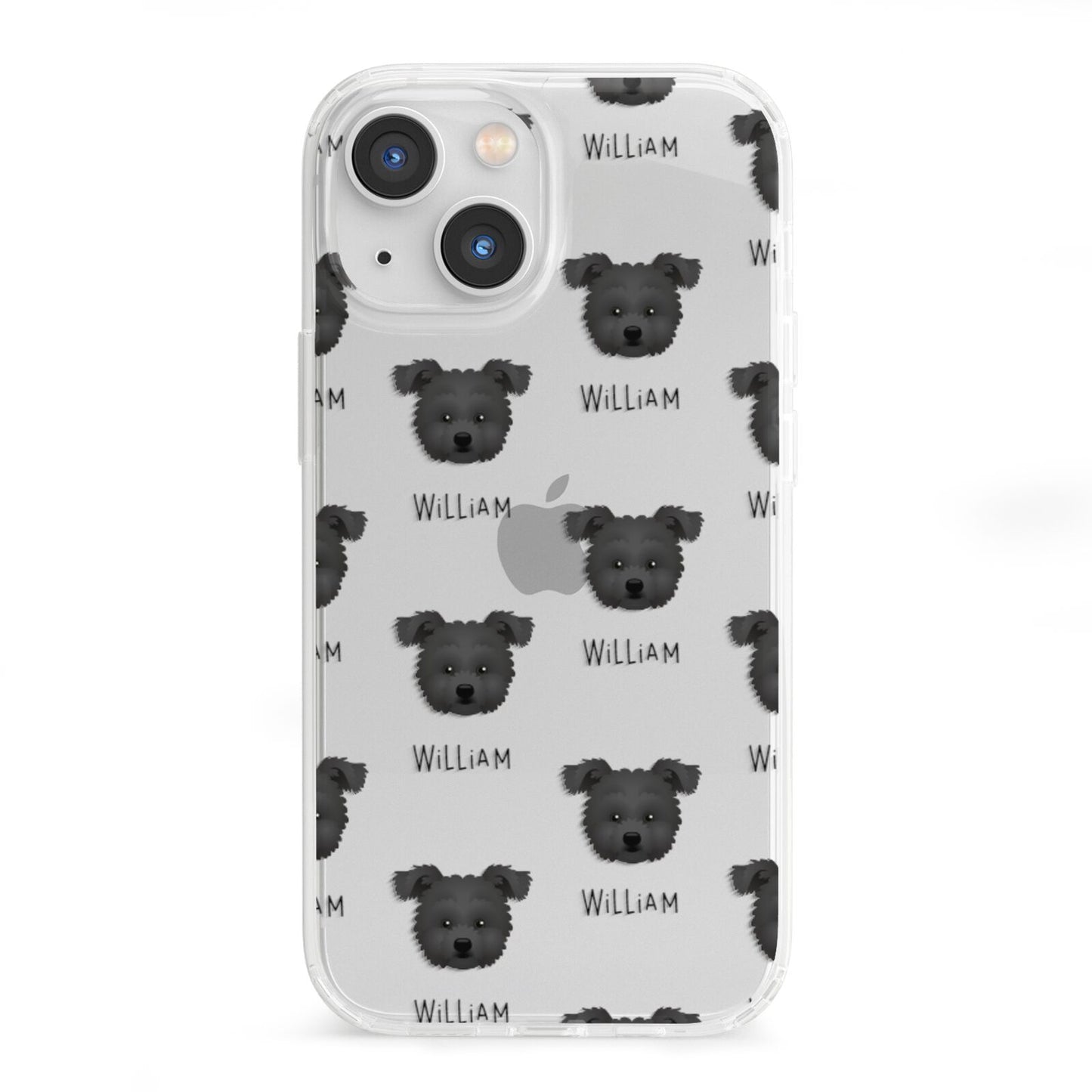 Pomapoo Icon with Name iPhone 13 Mini Clear Bumper Case