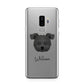 Pomapoo Personalised Samsung Galaxy S9 Plus Case on Silver phone