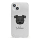 Pomapoo Personalised iPhone 13 Clear Bumper Case