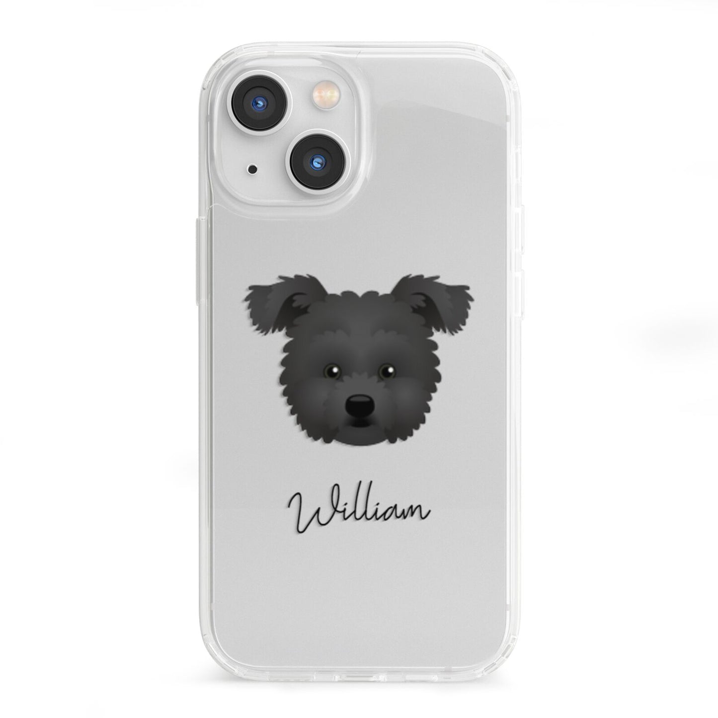 Pomapoo Personalised iPhone 13 Mini Clear Bumper Case