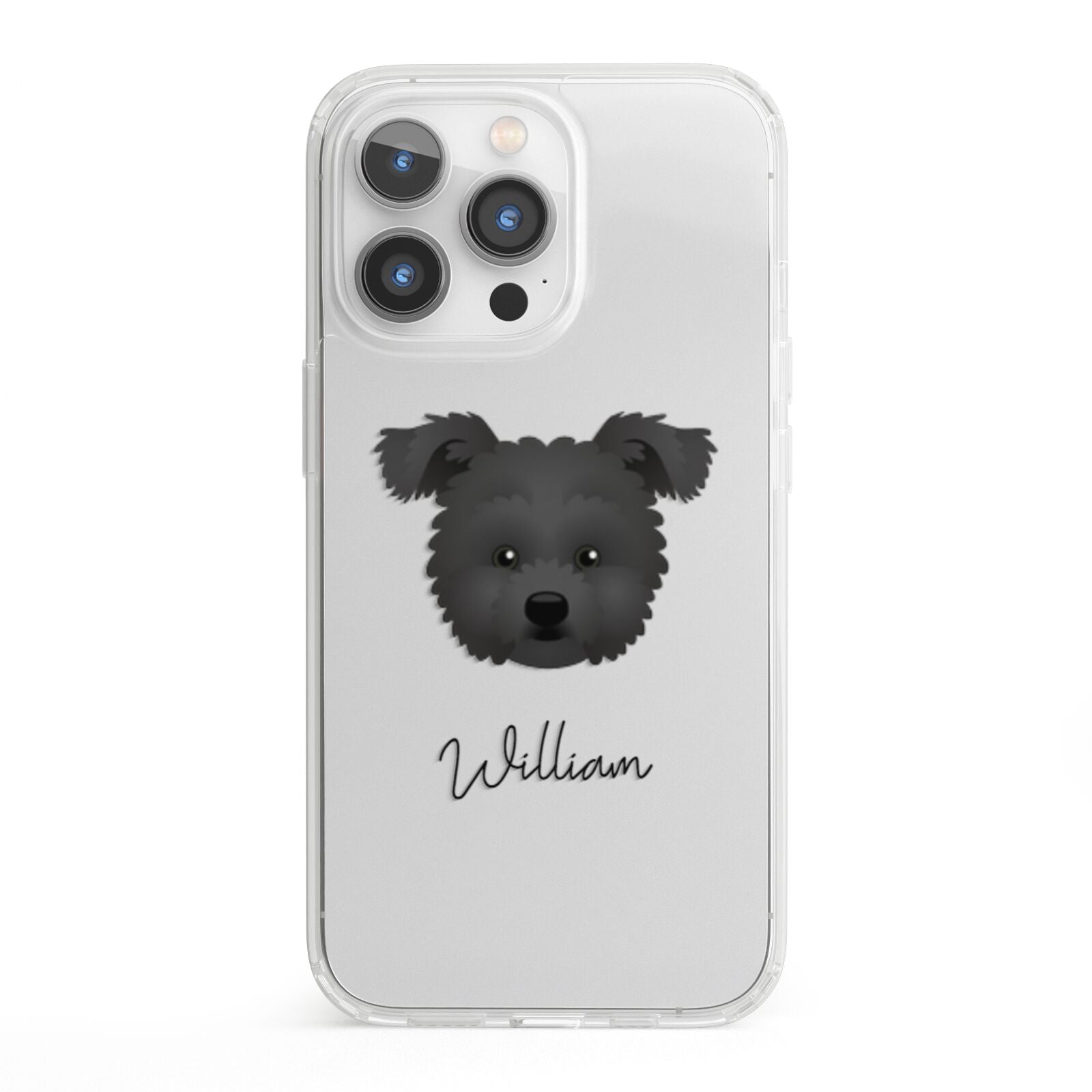 Pomapoo Personalised iPhone 13 Pro Clear Bumper Case