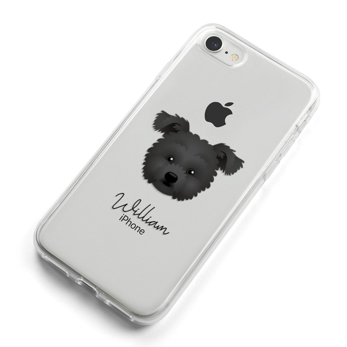 Pomapoo Personalised iPhone 8 Bumper Case on Silver iPhone Alternative Image