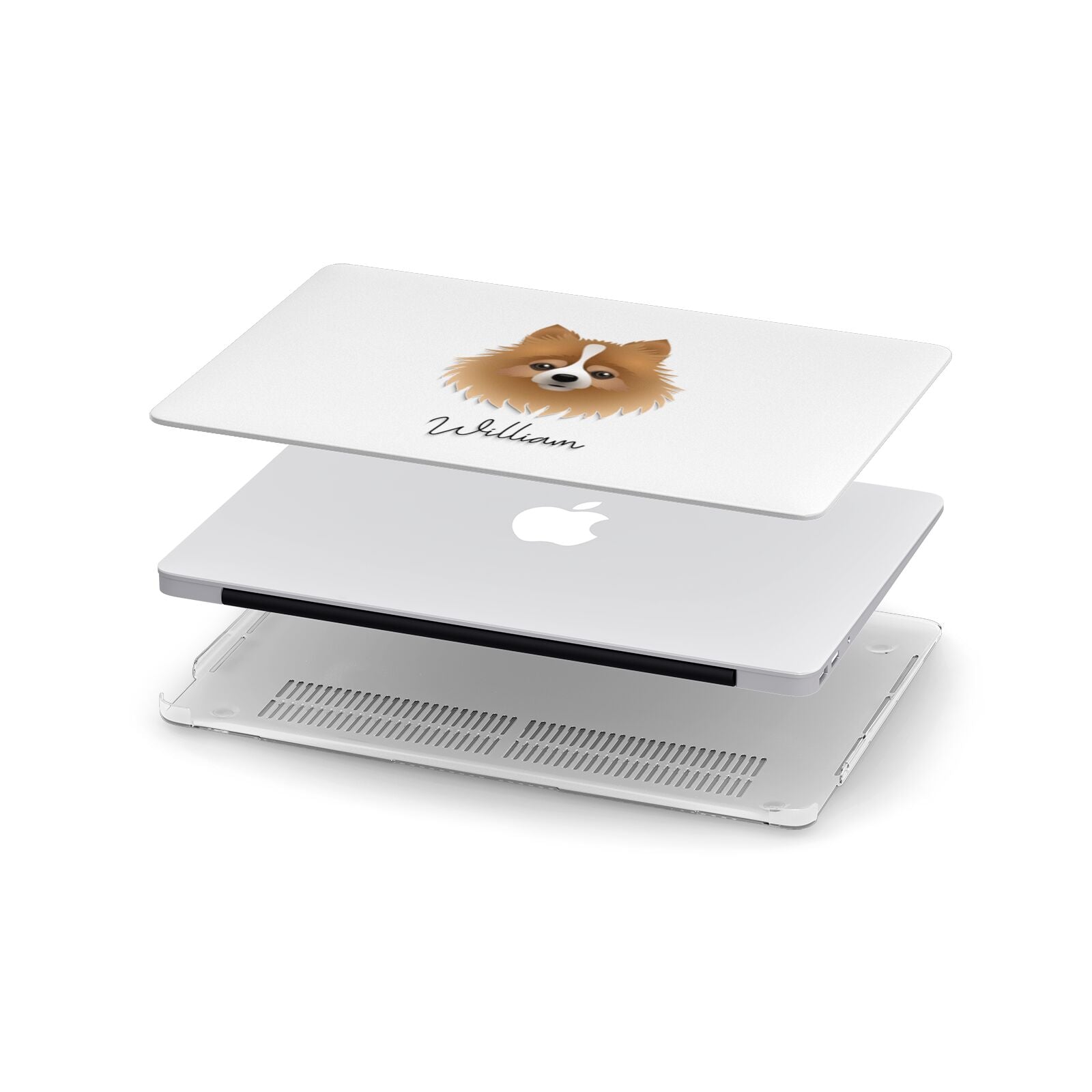 Pomchi Personalised Apple MacBook Case in Detail