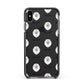 Pomeranian Icon with Name Apple iPhone Xs Max Impact Case Black Edge on Black Phone