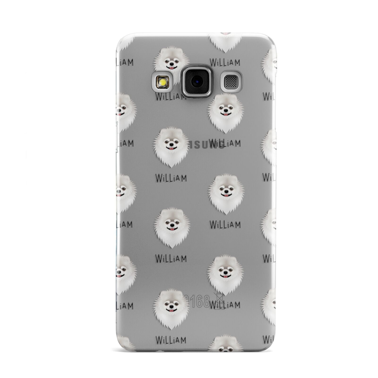 Pomeranian Icon with Name Samsung Galaxy A3 Case