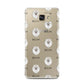 Pomeranian Icon with Name Samsung Galaxy A7 2016 Case on gold phone