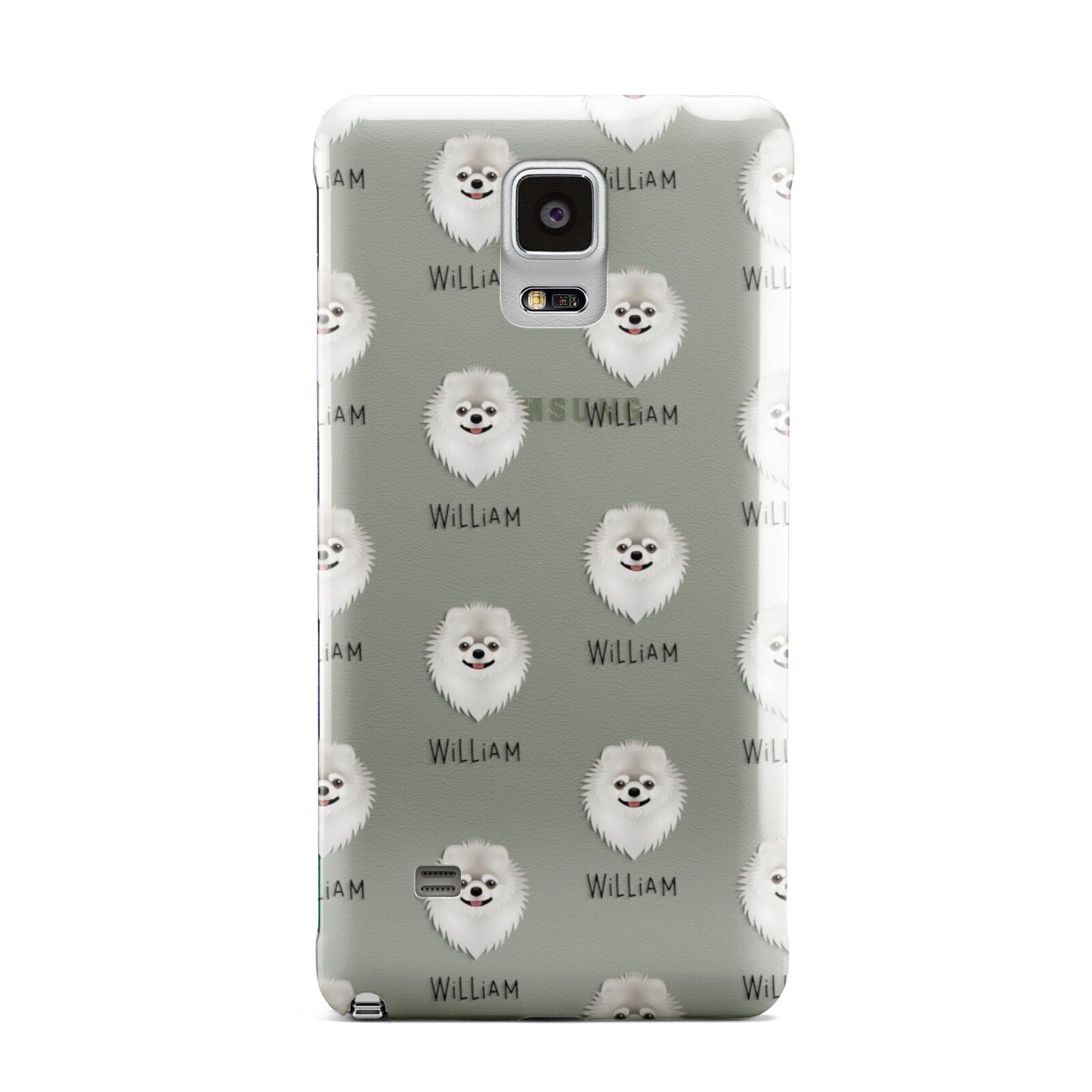 Pomeranian Icon with Name Samsung Galaxy Note 4 Case