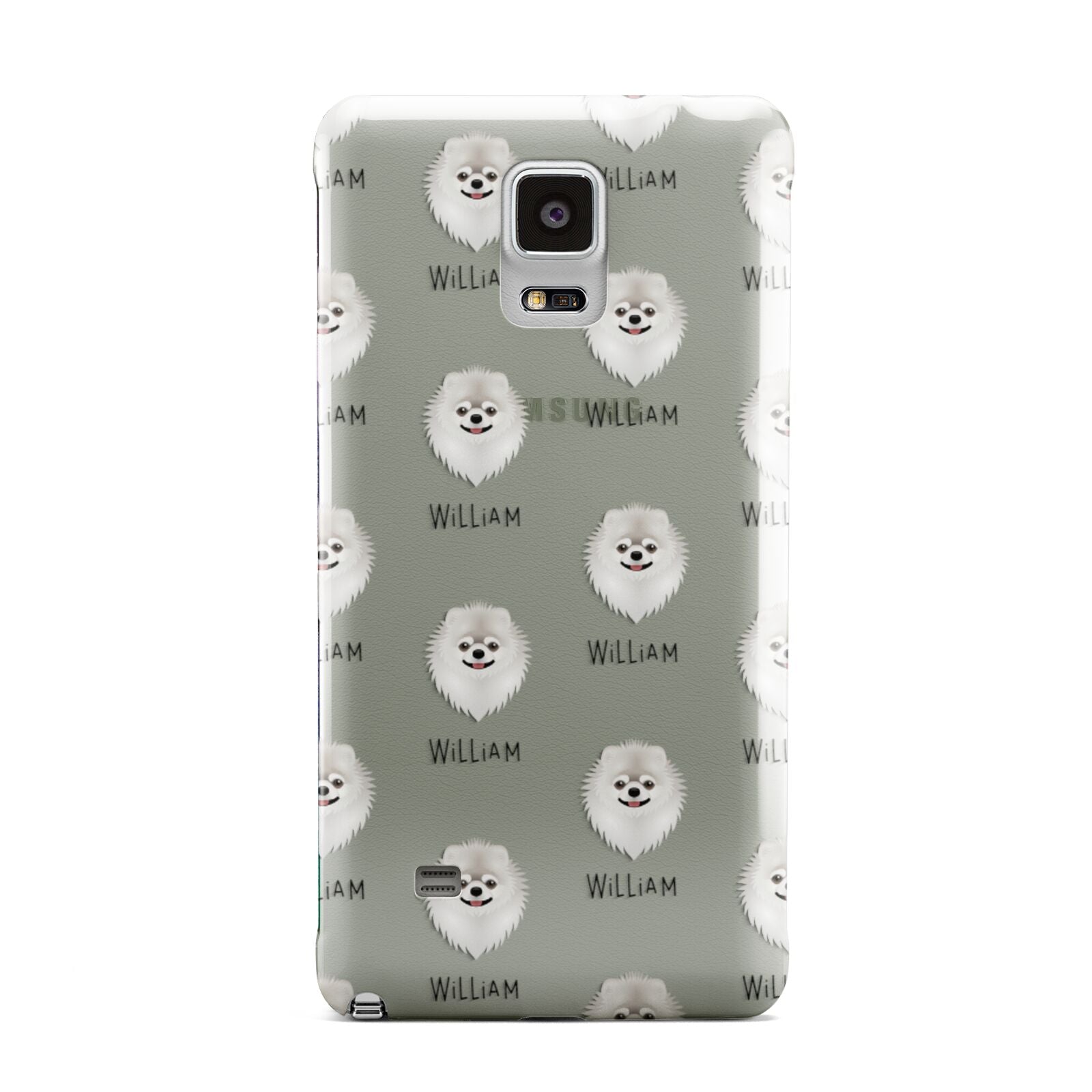 Pomeranian Icon with Name Samsung Galaxy Note 4 Case