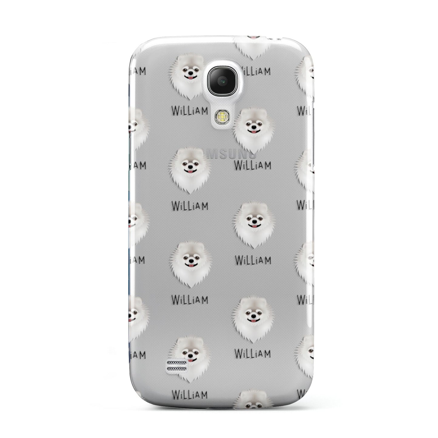 Pomeranian Icon with Name Samsung Galaxy S4 Mini Case
