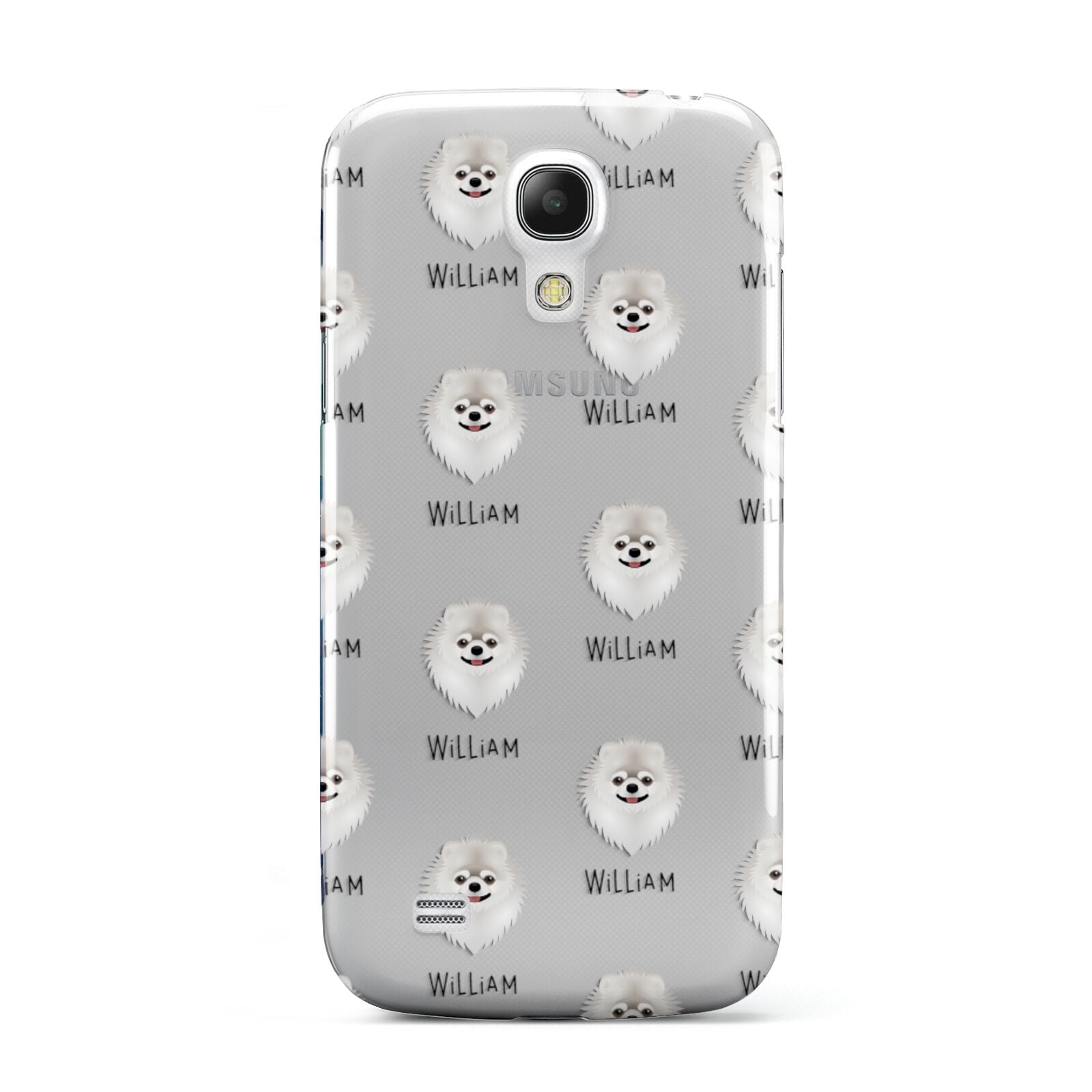 Pomeranian Icon with Name Samsung Galaxy S4 Mini Case