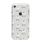 Pomeranian Icon with Name iPhone 8 Bumper Case on Silver iPhone