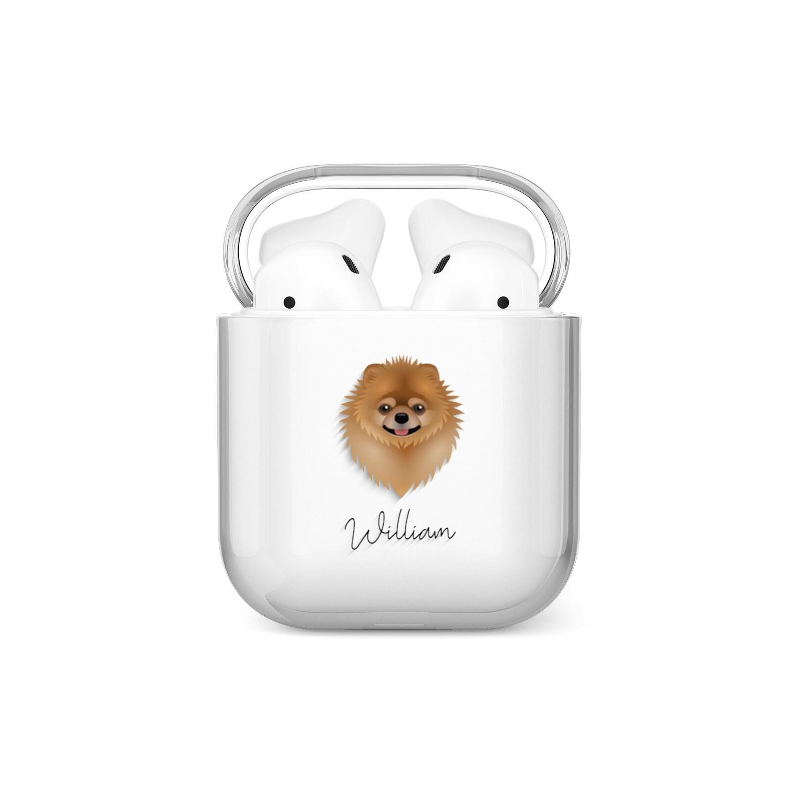 Pomeranian Personalised AirPods Case