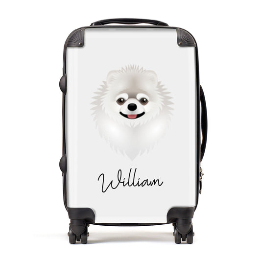 Pomeranian Personalised Suitcase