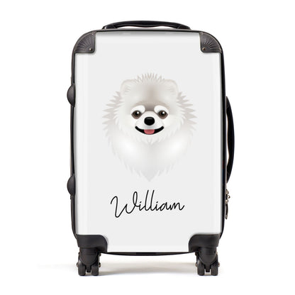 Pomeranian Personalised Suitcase