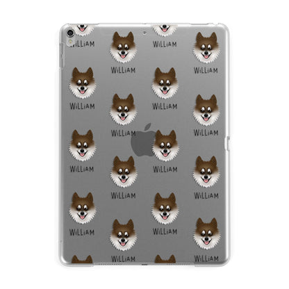 Pomsky Icon with Name Apple iPad Silver Case
