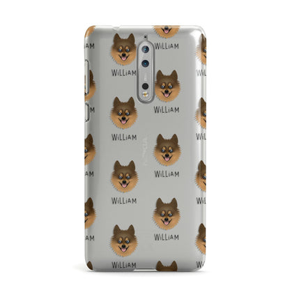 Pomsky Icon with Name Nokia Case