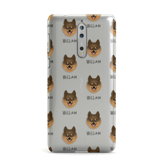 Pomsky Icon with Name Nokia Case
