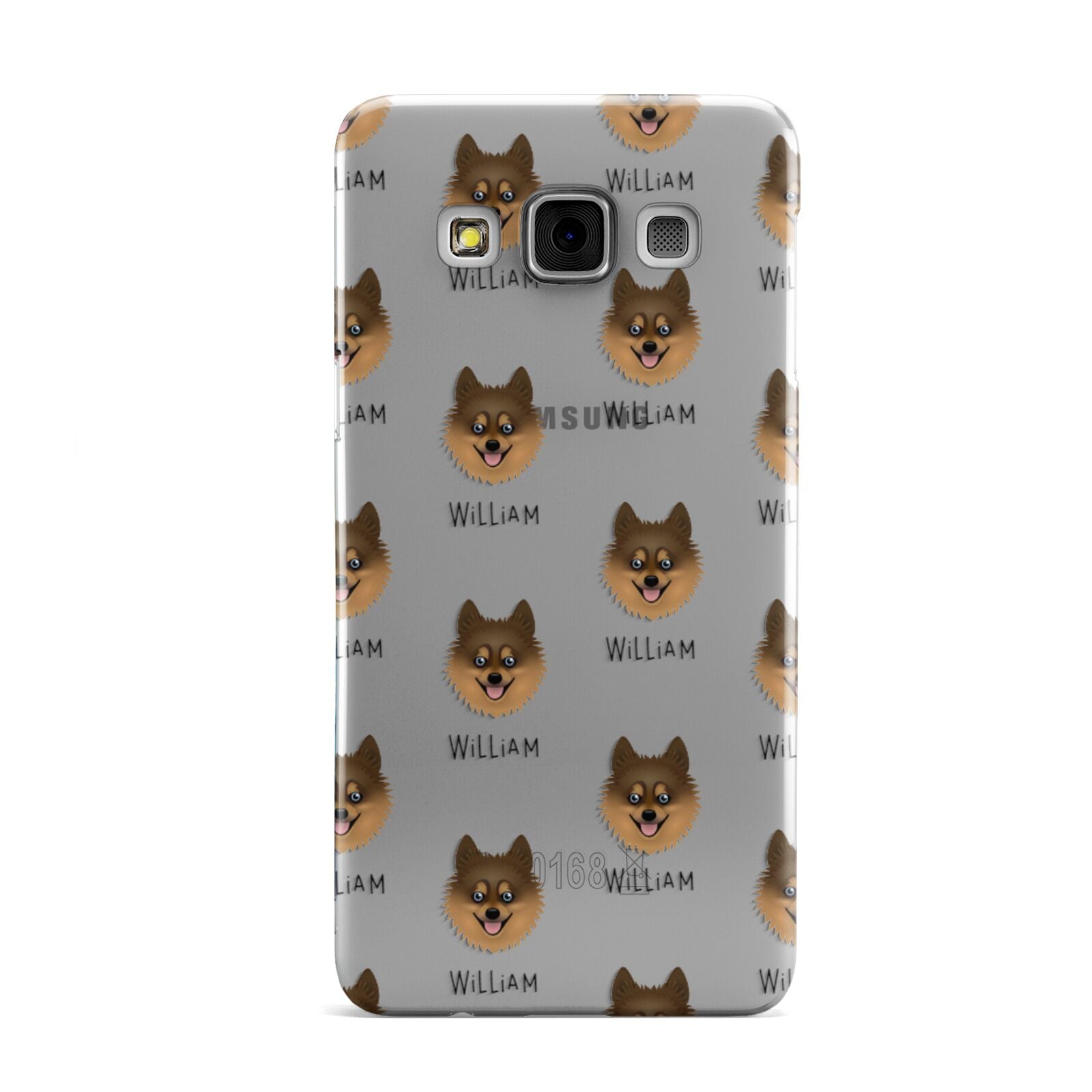 Pomsky Icon with Name Samsung Galaxy A3 Case